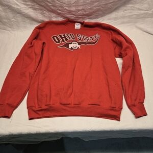 Vintage Ohio State Red Crewneck Sweater Size XL